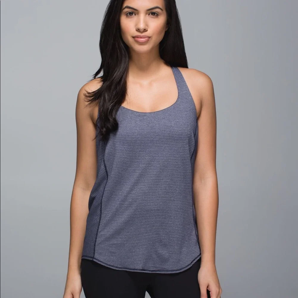 Lululemon Wild Tank Heathered Deep Navy